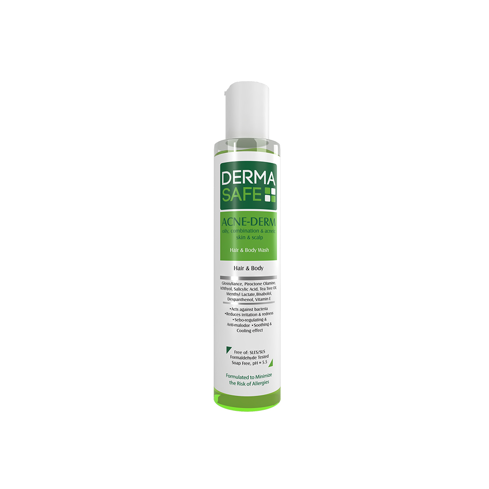 Dermasafe ACNE-DERM Hair & Body Wash