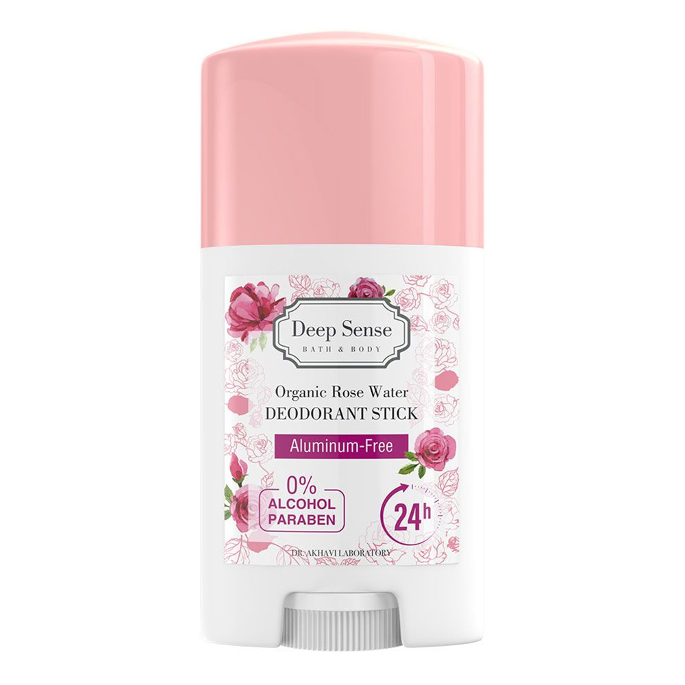 Deep Sense Organic Rose Water Deodorant Stick