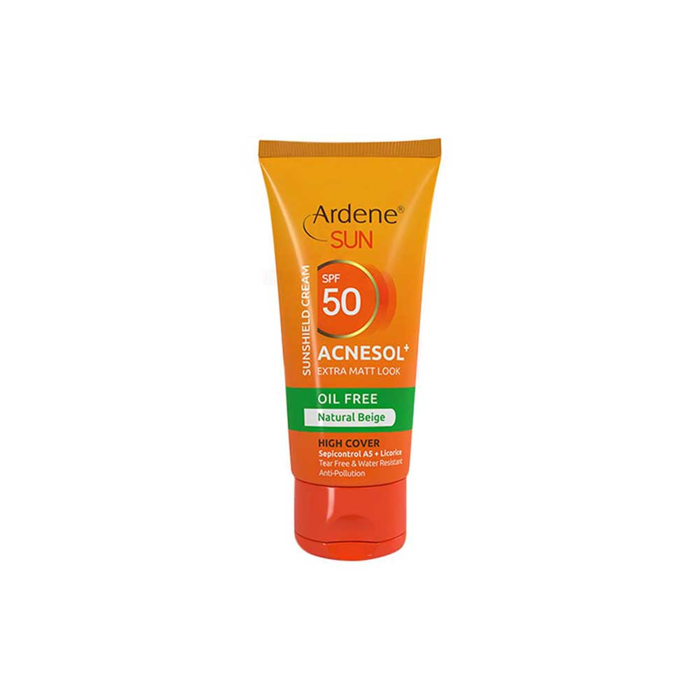 Ardene Sunscreen SPF50 Acnesol oil free Mattifying Natural Beige