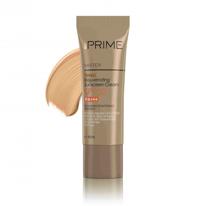 Prime MATEX - Tinted Rejuvenating Sunscreen Cream SPF 50